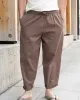 Wa-Modern, Drawstring Pants, Brown sold by Kiriko