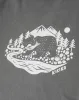 Kiriko Original Tee,  6oz Cotton, Kuma, Grey sold by Kiriko