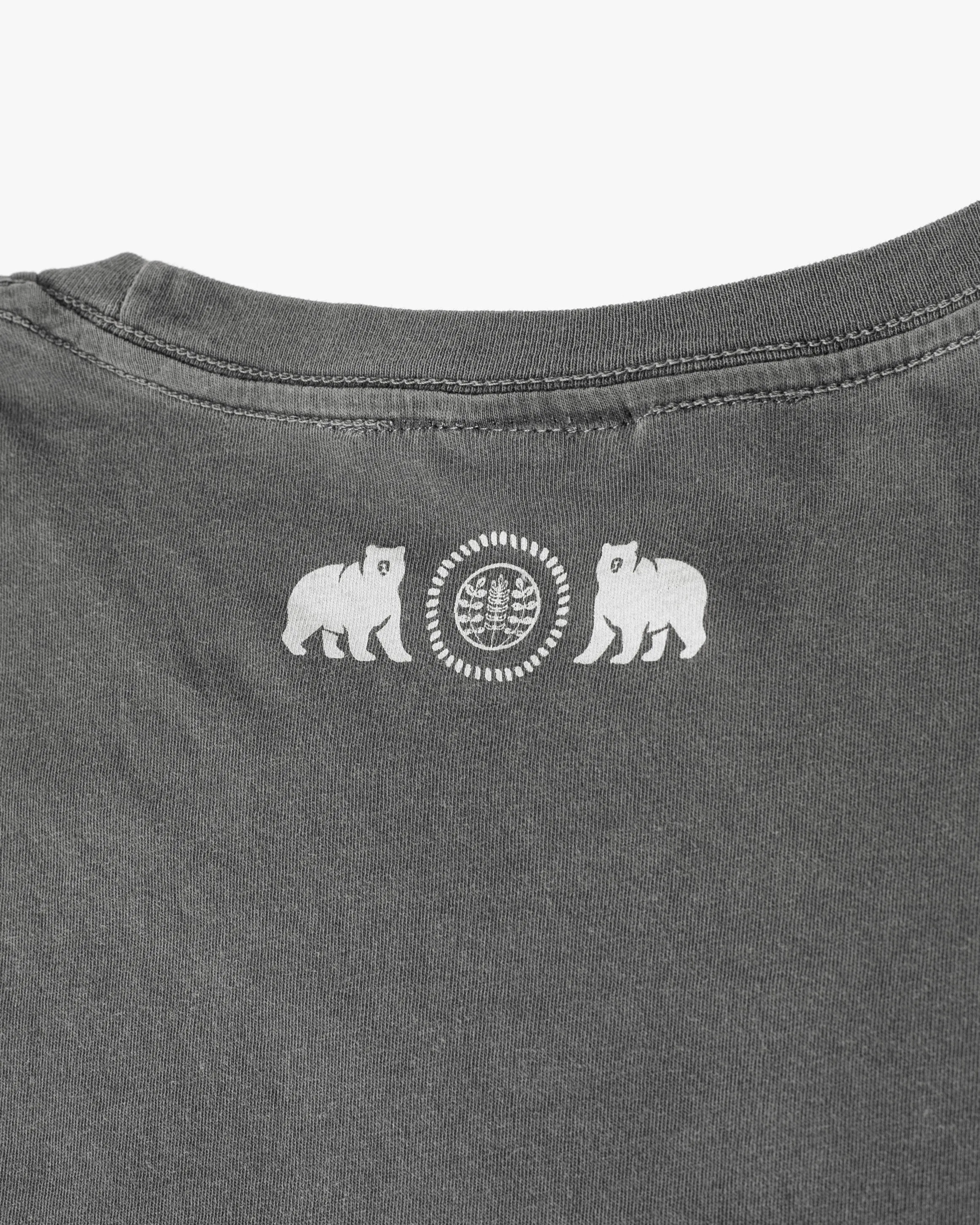 Kiriko Original Tee, 6oz Cotton, Kuma, Grey sold by Kiriko product image thumbnail 3