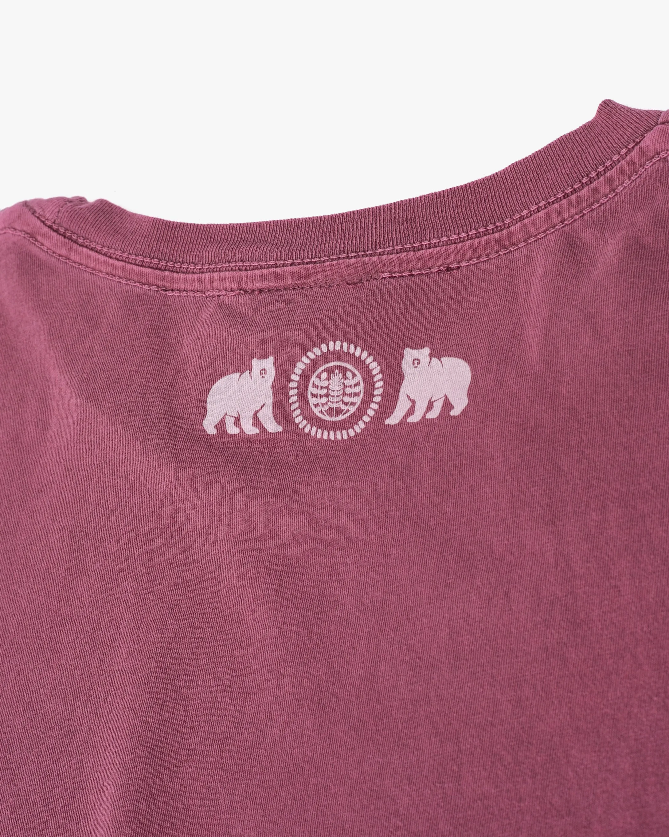 Kiriko Original Tee, 6oz Cotton, Kuma, Fuschia sold by Kiriko product image thumbnail 3