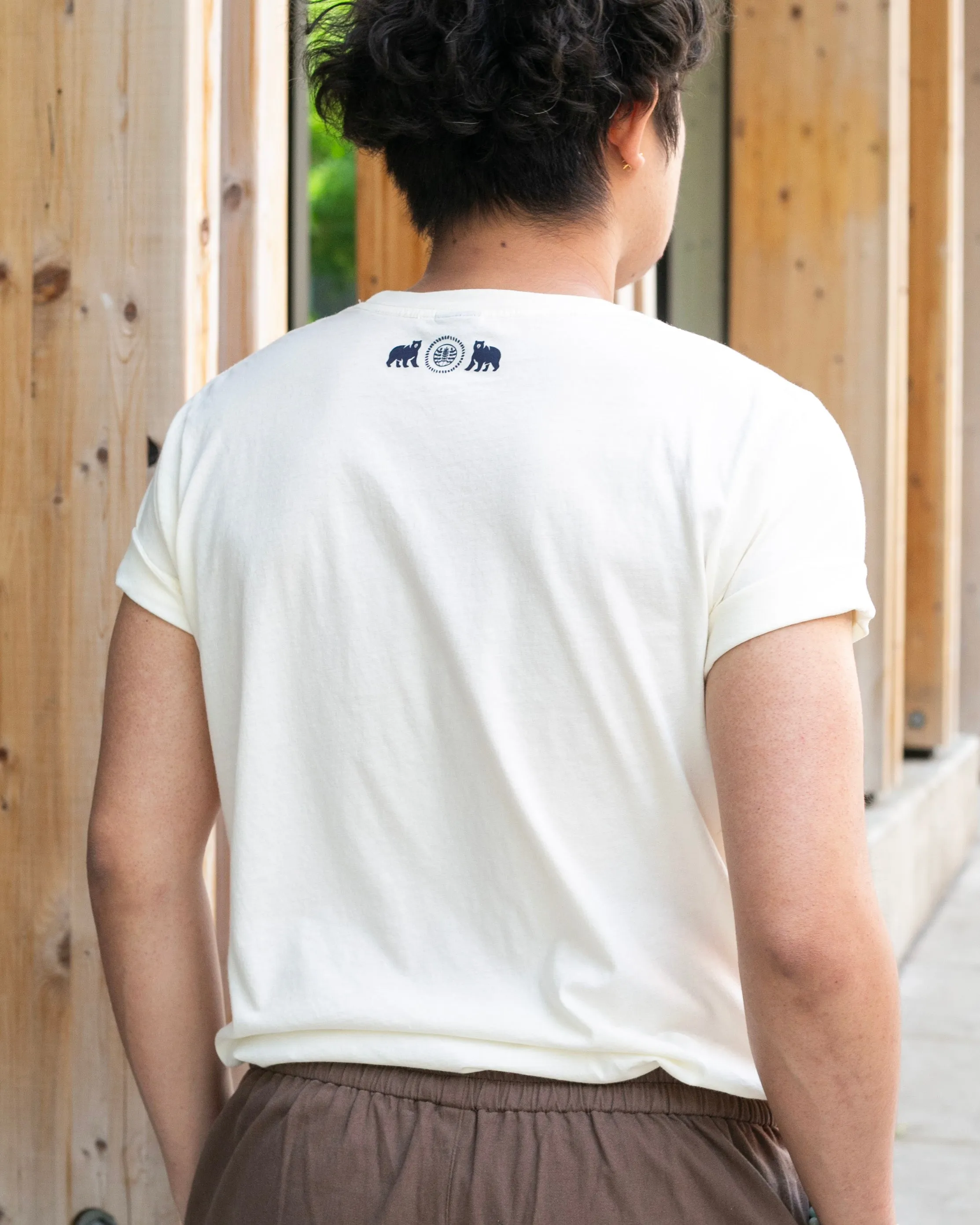 Kiriko Original Tee, 6oz Cotton, Kuma, Cream White sold by Kiriko product image thumbnail 5