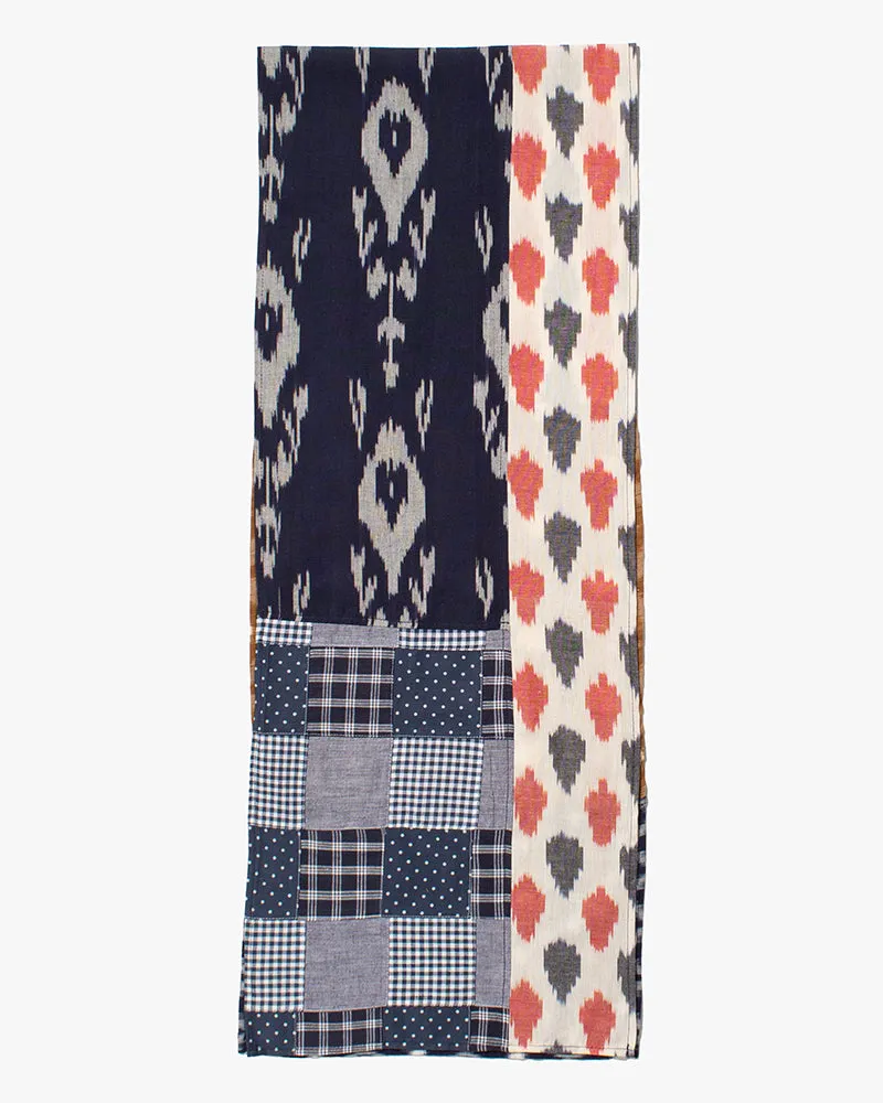 Kiriko Original Scarf, Indian Kasuri, Patchwork, 6 sold by Kiriko product image thumbnail 5