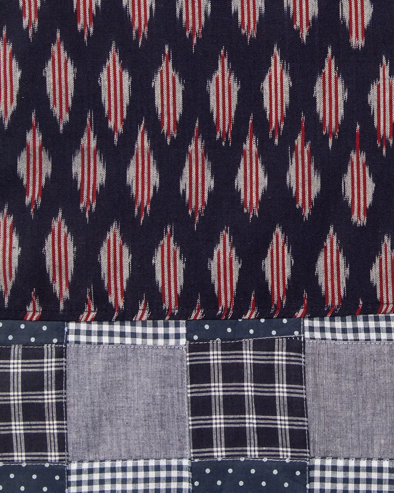 Kiriko Original Scarf, Indian Kasuri, Patchwork, 5 sold by Kiriko product image thumbnail 3