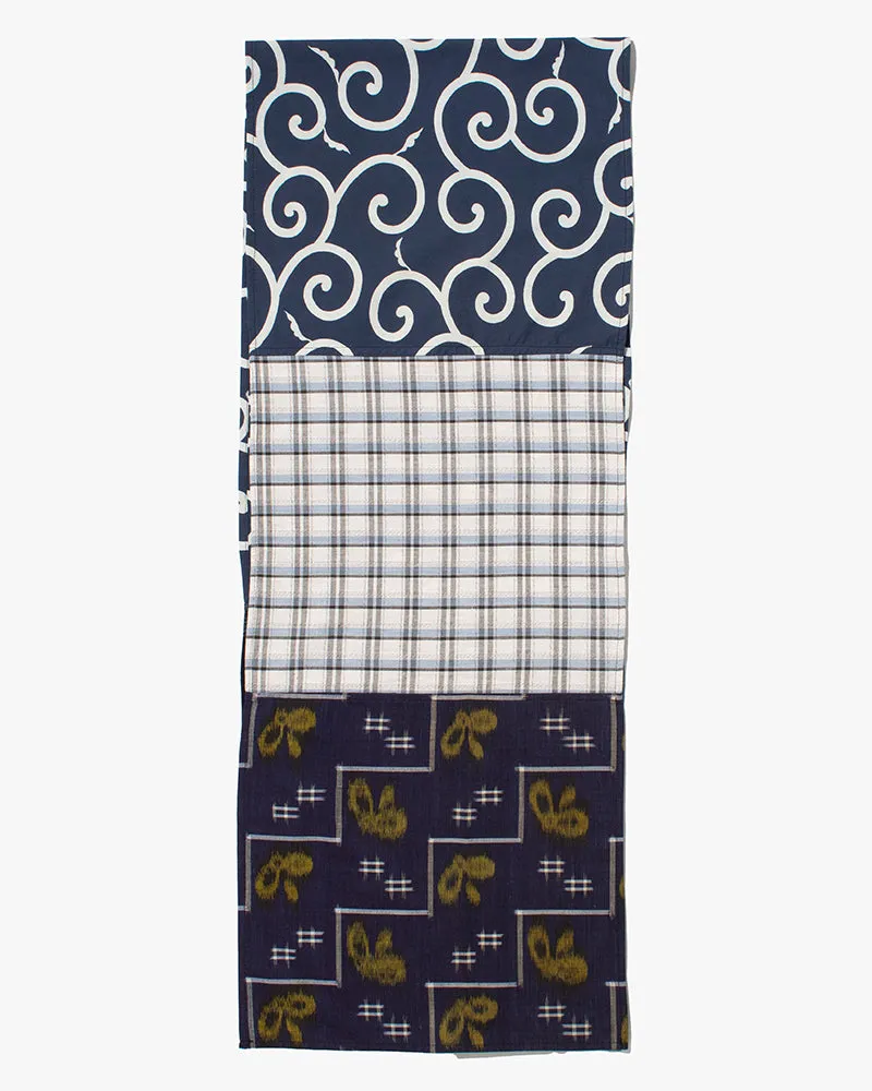 Kiriko Original Scarf, Patched Boro, Indigo, 28 sold by Kiriko product image thumbnail 2
