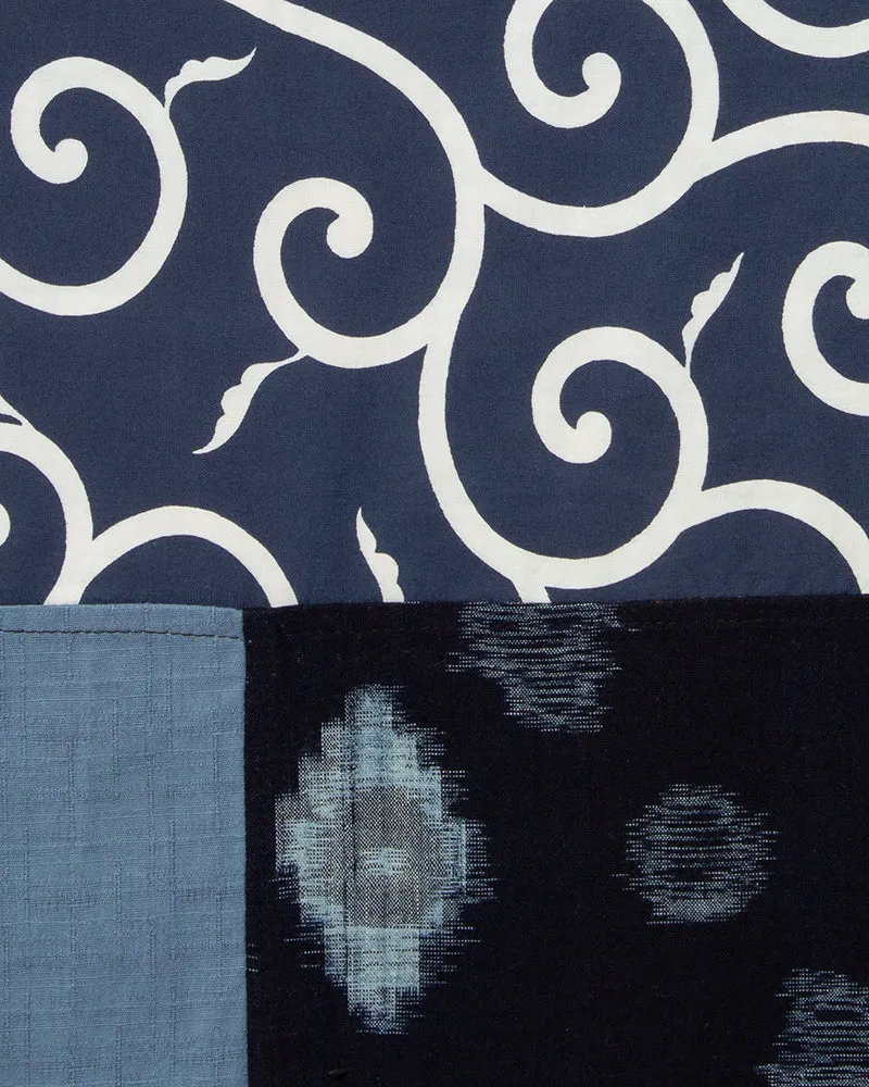 Kiriko Original Scarf, Patched Boro, Indigo, 28 sold by Kiriko product image thumbnail 5