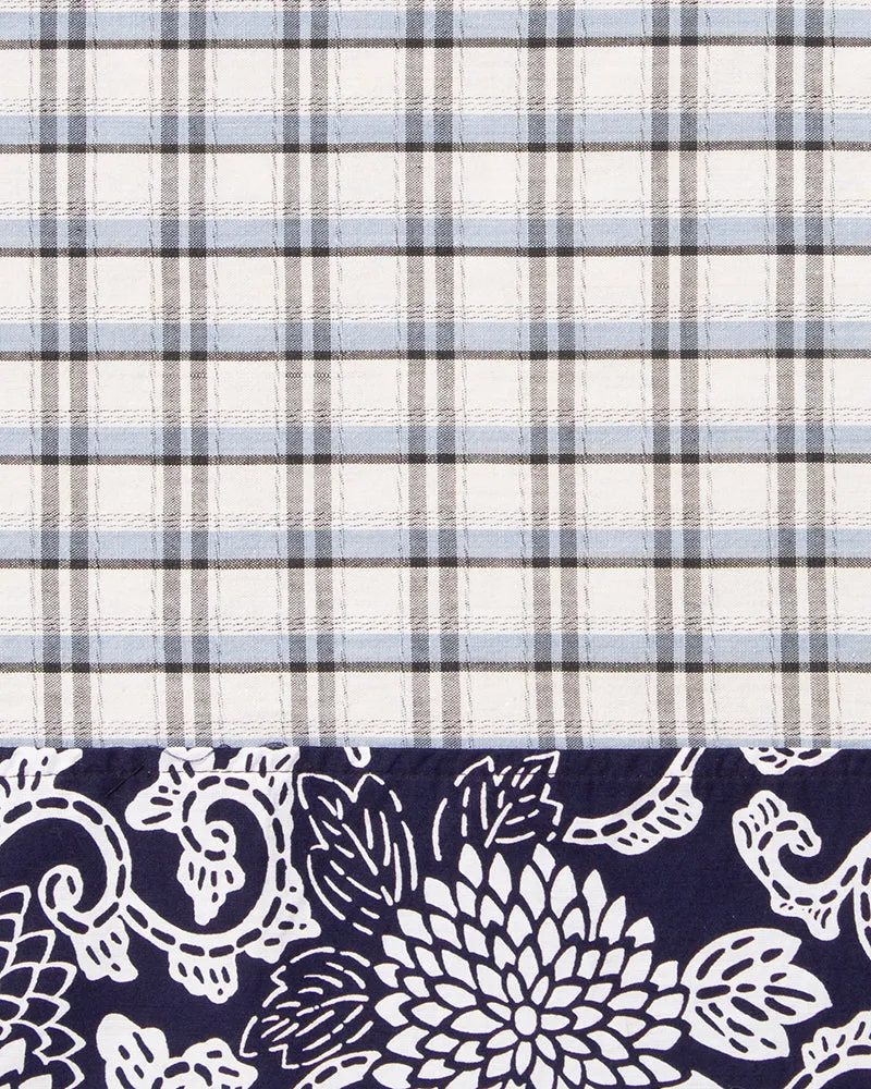 Kiriko Original Scarf, Patched Boro, Indigo, 26 sold by Kiriko product image thumbnail 5