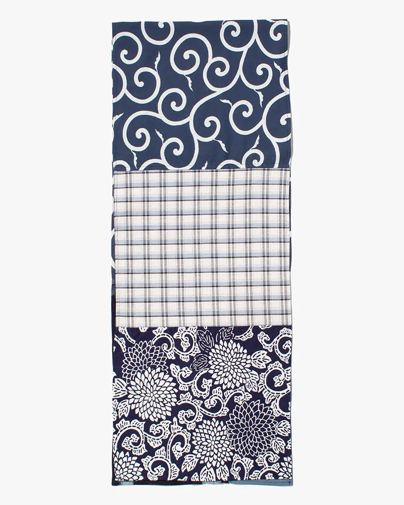 Kiriko Original Scarf, Patched Boro, Indigo, 26 sold by Kiriko product image thumbnail 4