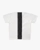 Kiriko Original Tee, 8 oz Cotton, White with Navy Jacquard Weave Inlay sold by Kiriko