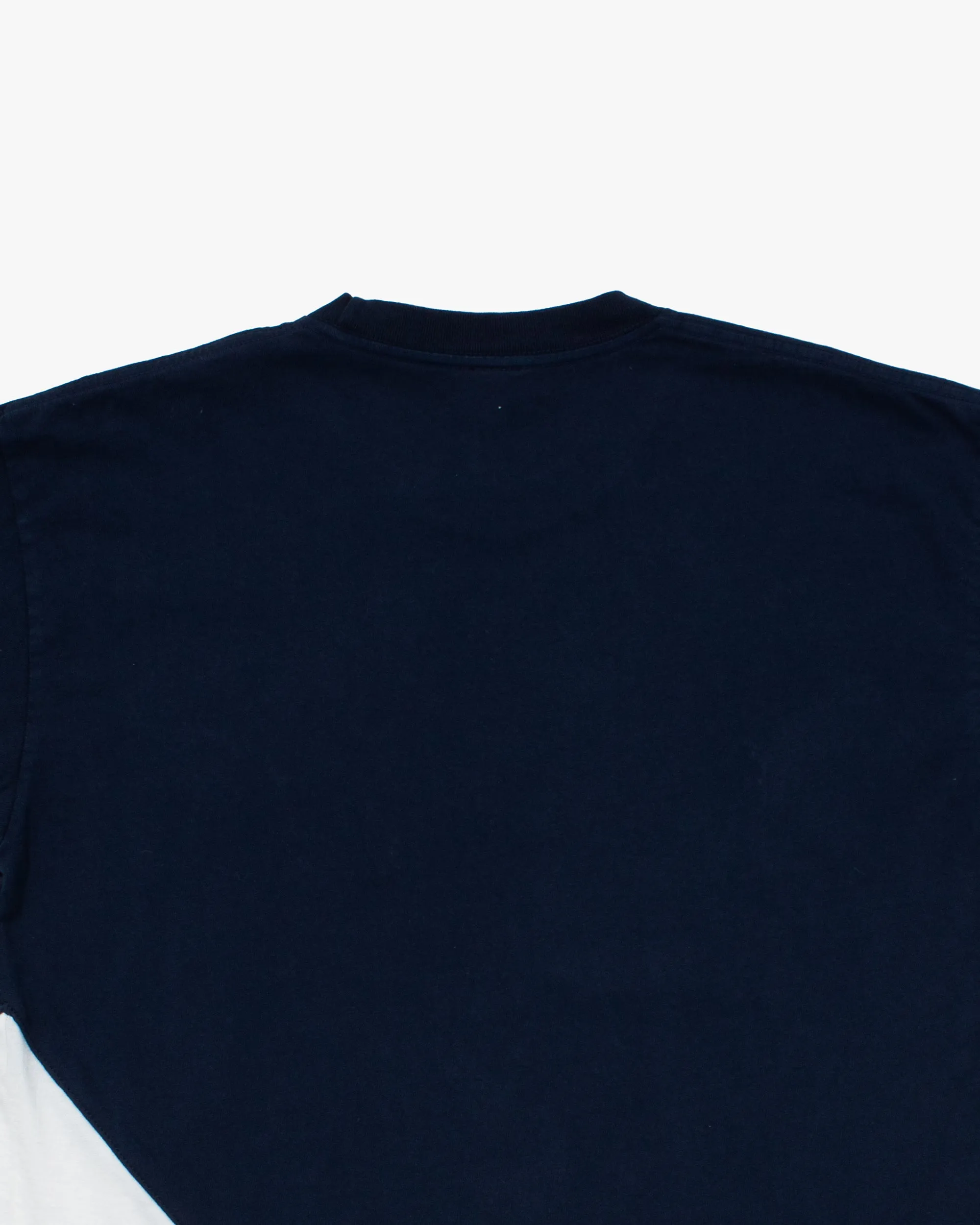 Kiriko Original Tee, 8 oz Cotton, Two Tone Tee with Two Patches, Navy with White sold by Kiriko product image thumbnail 4