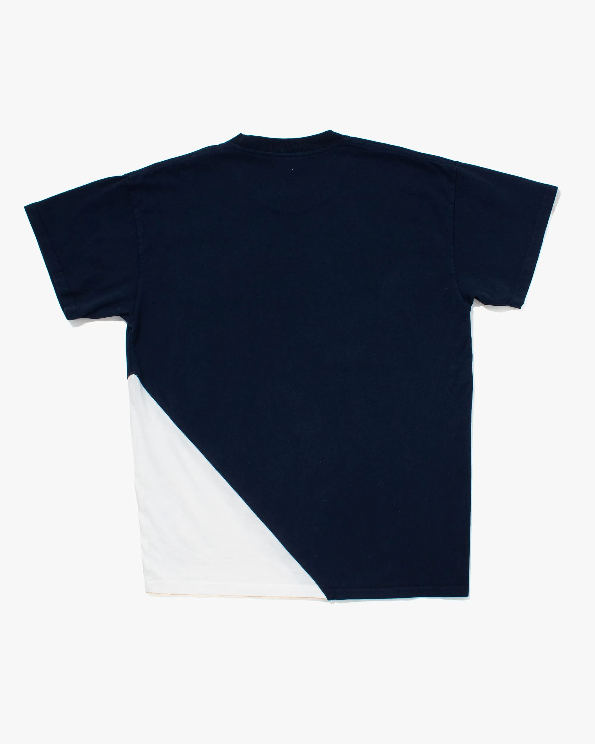 Kiriko Original Tee, 8 oz Cotton, Two Tone Tee with Two Patches, Navy with White sold by Kiriko product image thumbnail 3