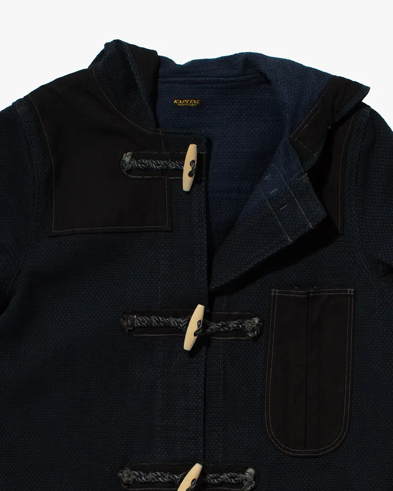 Japanese Repro Duffle Coat, XL, Kapital, Indigo and Black sold by Kiriko product image thumbnail 5