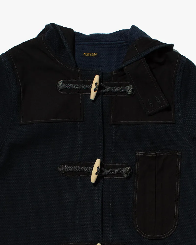 Japanese Repro Duffle Coat, XL, Kapital, Indigo and Black sold by Kiriko product image thumbnail 4