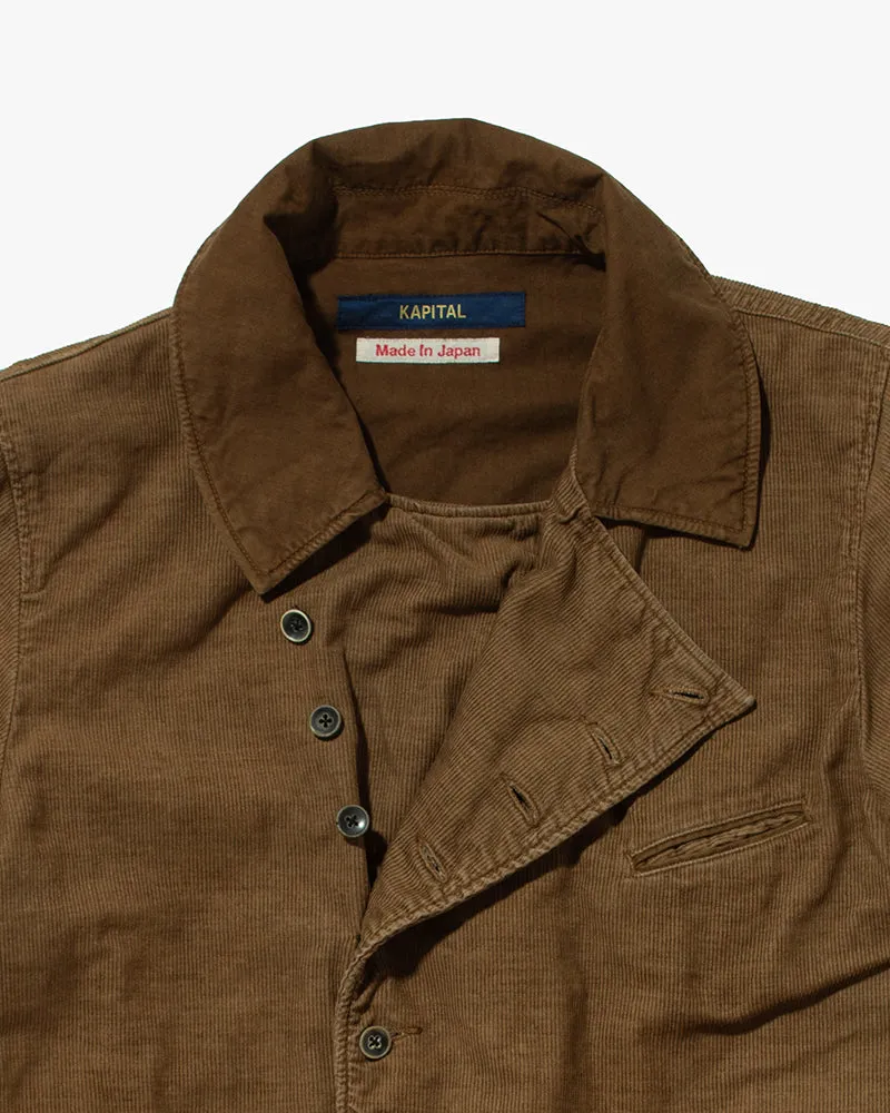 Japanese Repro Pea Coat, Kapital, Brown Corduroy - M sold by Kiriko product image thumbnail 5