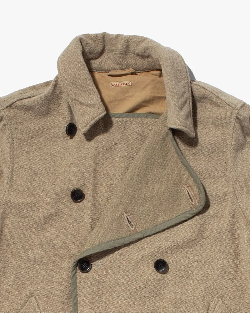 Japanese Repro Pea Coat, XL, Kapital, Beige and Khaki sold by Kiriko product image thumbnail 4