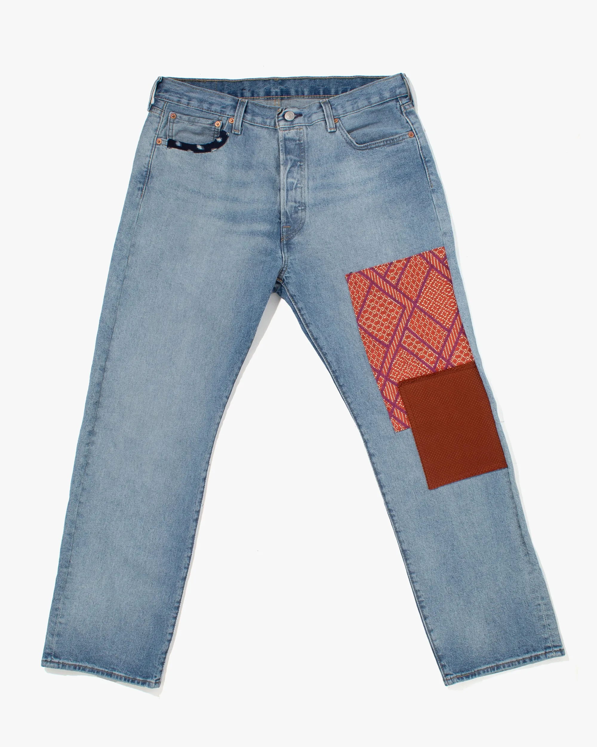 Kiriko Custom Patched Denim Jeans, 8 sold by Kiriko product image thumbnail 5