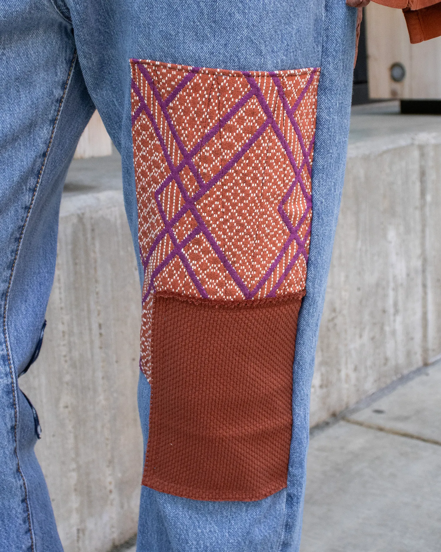 Kiriko Custom Patched Denim Jeans, 8 sold by Kiriko product image thumbnail 2