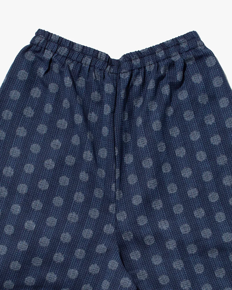 Kiriko x ToK, Cropped Lantern Pants, Indigo Dots sold by Kiriko product image thumbnail 4