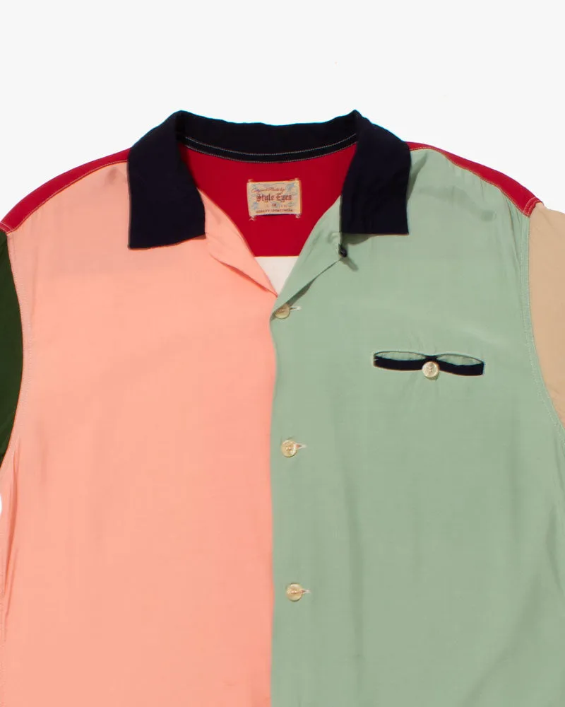 Japanese Repro Shirt, Short Sleeve, Style Eyes Brand, Multi-Colored -L sold by Kiriko product image thumbnail 2