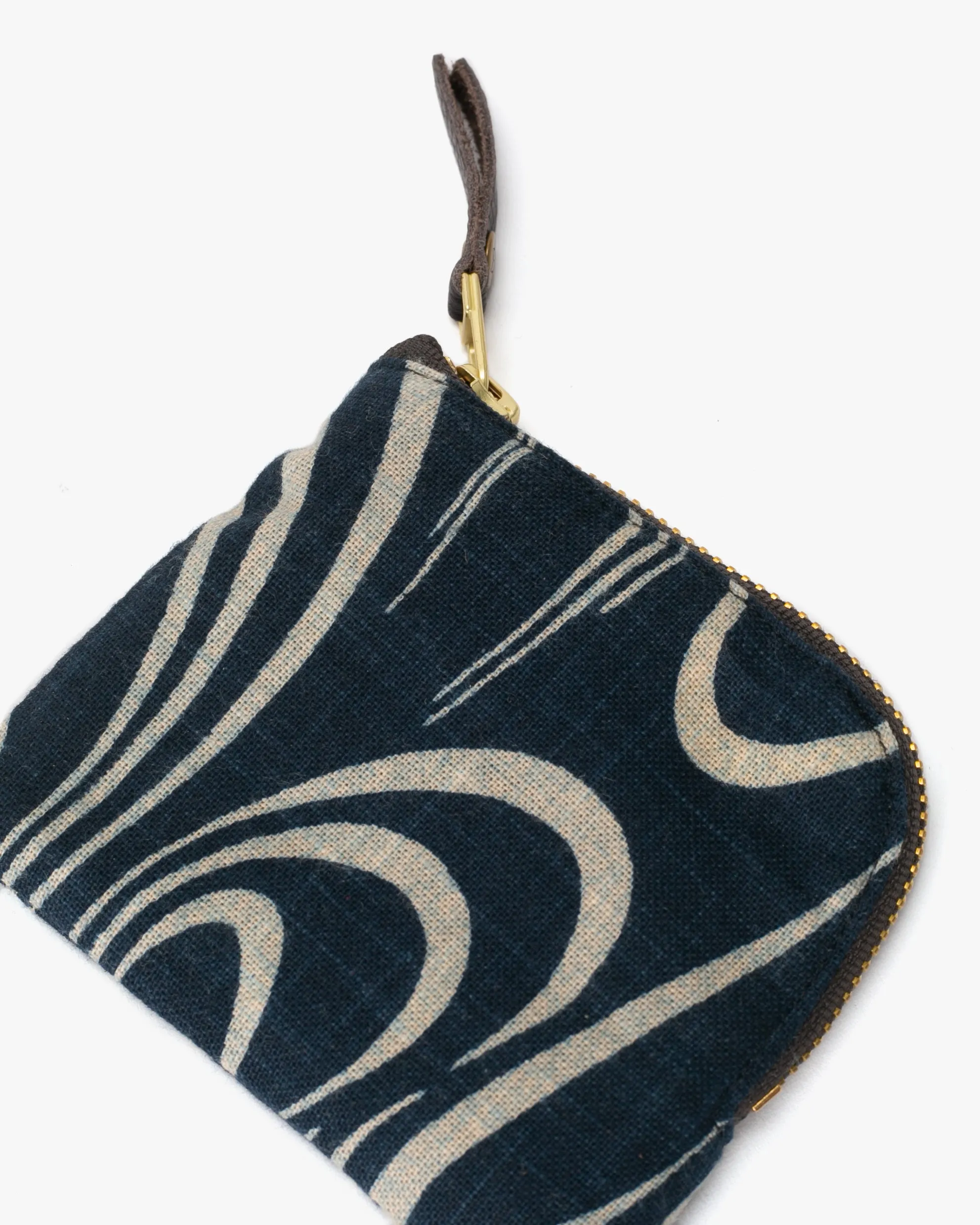 Kiriko Original Zipper Wallet, Indigo Kanzemizumon sold by Kiriko product image thumbnail 3