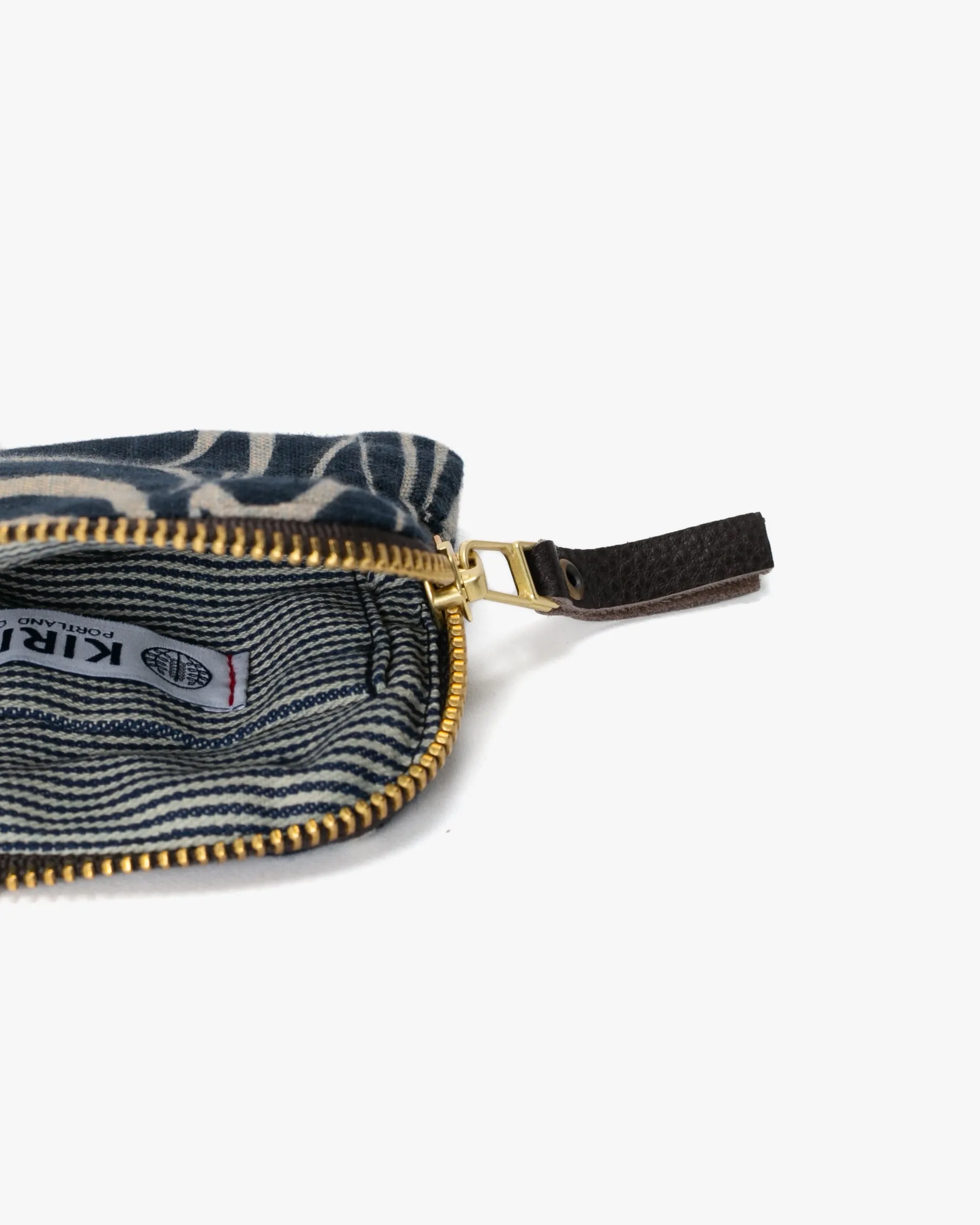 Kiriko Original Zipper Wallet, Indigo Kanzemizumon sold by Kiriko product image thumbnail 4