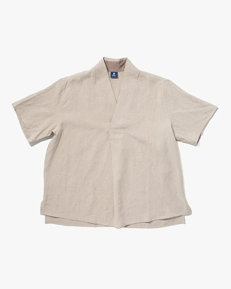 Kiriko Original French Linen Tunic, Beige sold by Kiriko product image thumbnail 5