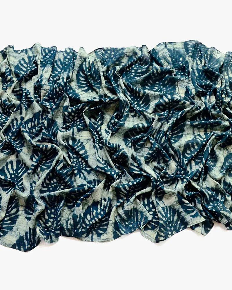 Ichcha, Large Block Print Scarf, Patta sold by Kiriko product image thumbnail 2