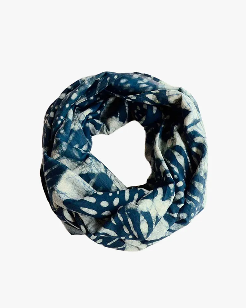 Ichcha, Large Block Print Scarf, Patta sold by Kiriko product image thumbnail 3