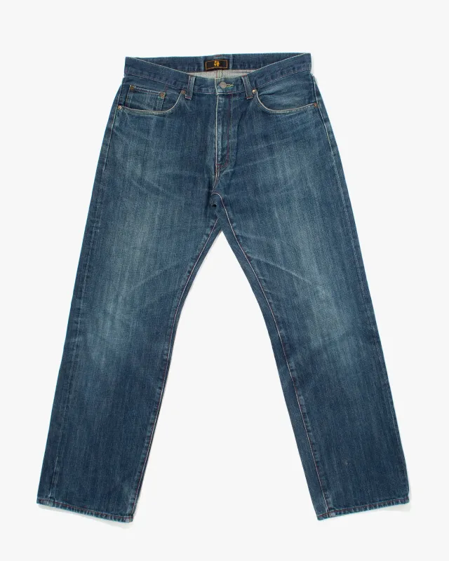 Japanese Repro Denim Jeans, Zen Denim, Painted Koi - 34 sold by Kiriko