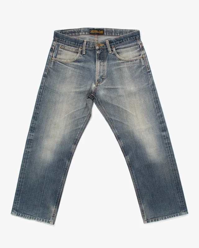 Japanese Repro Denim Jeans, Lee, Distressed Wash - 33" sold by Kiriko