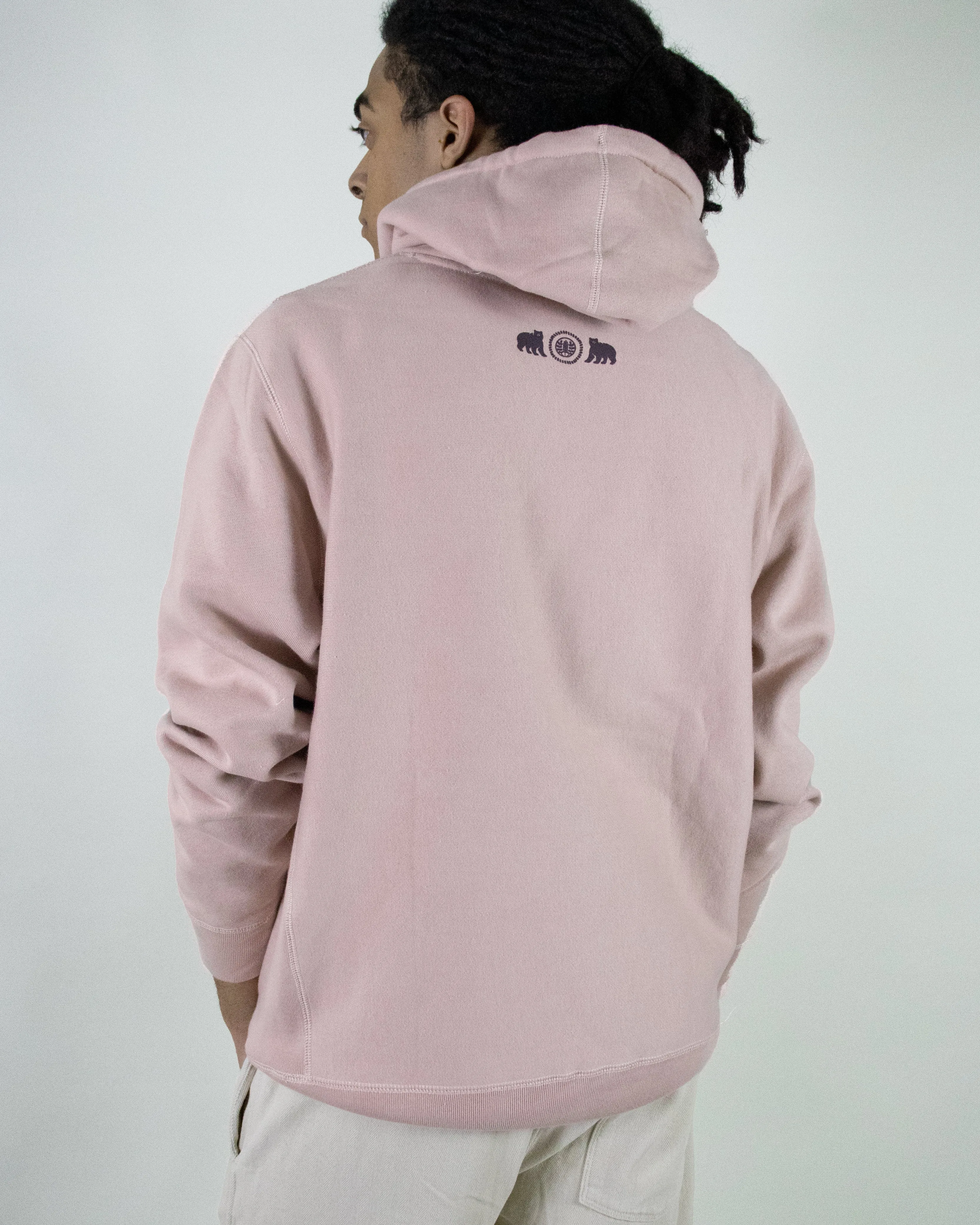 Kiriko Original Hoodie, 13oz Cotton, Printed Kintaro, Pink sold by Kiriko product image thumbnail 5