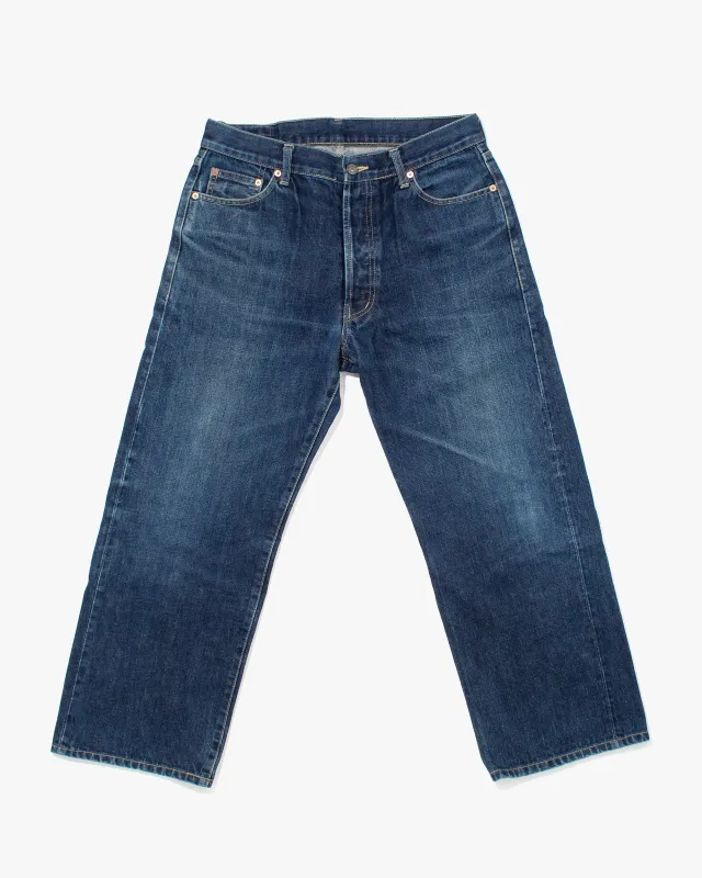 Japanese Repro Selvedge Denim Jeans, Nozomi Ishiguro, Medium Wash - 33" sold by Kiriko
