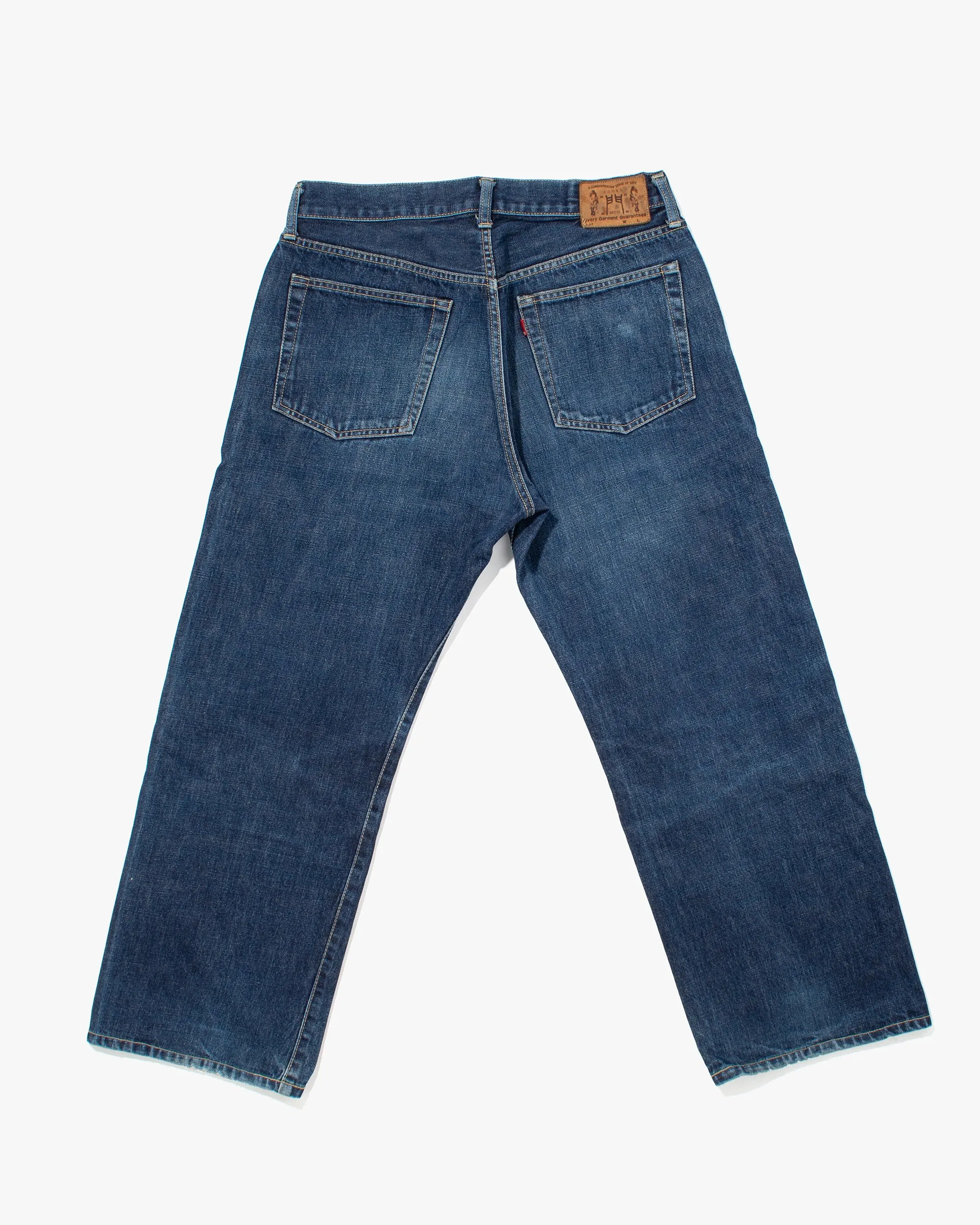 Japanese Repro Selvedge Denim Jeans, Nozomi Ishiguro, Medium Wash - 33" sold by Kiriko product image thumbnail 3