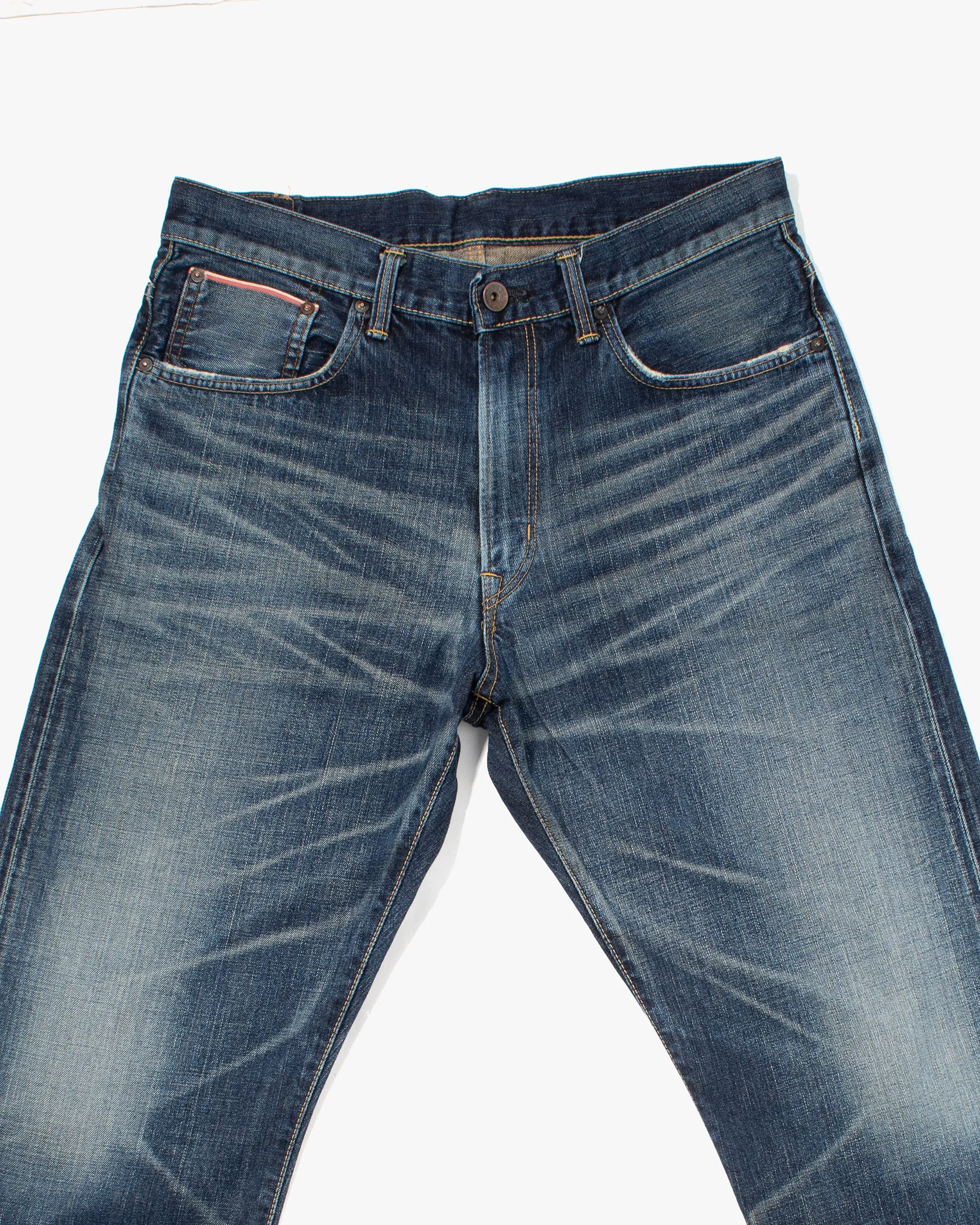 Japanese Repro Selvedge Denim Jeans, Edwin, Back Buckle - 35" sold by Kiriko product image thumbnail 3