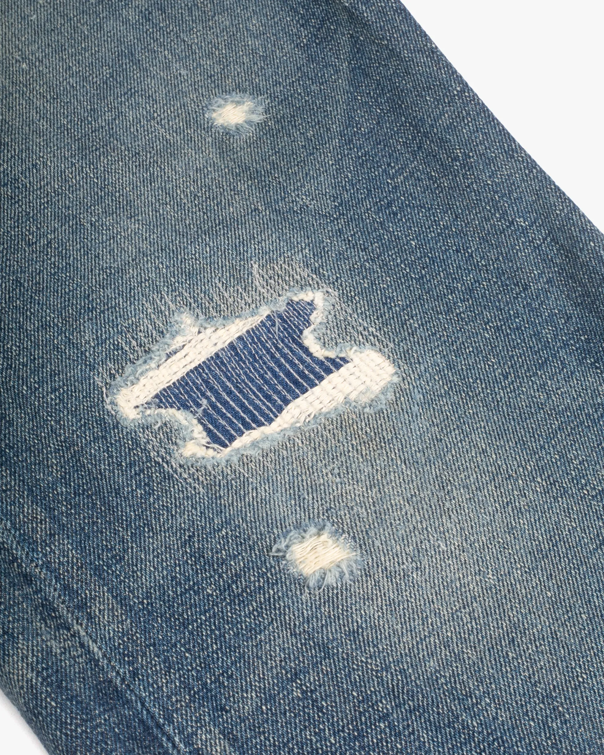 Japanese Repro Denim Jeans, Edwin, Patched Distressing - 33" sold by Kiriko product image thumbnail 5