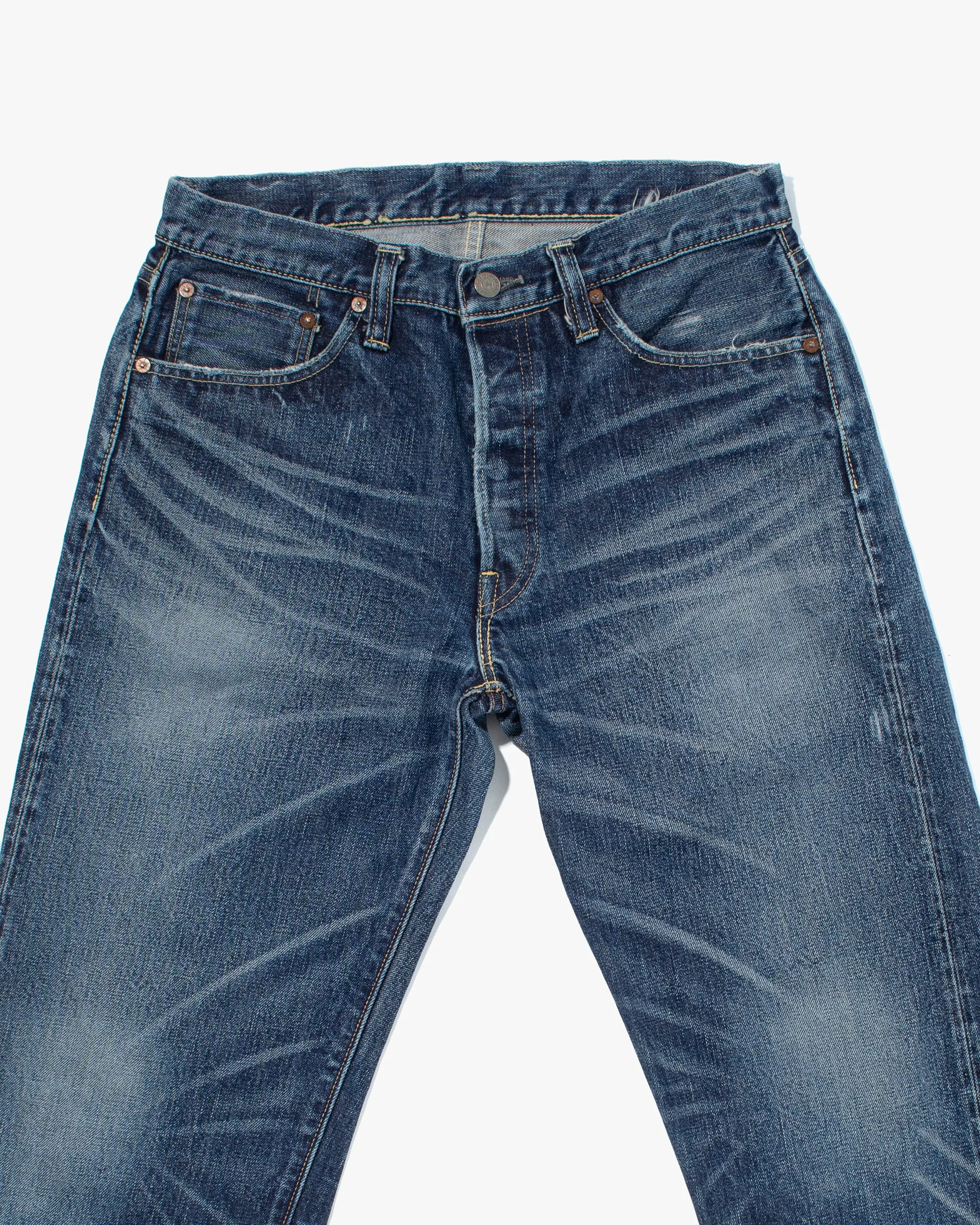 Japanese Repro Selvedge Denim Jeans, Sugar Cane & Co., Green Selvedge ID - 31" sold by Kiriko product image thumbnail 3