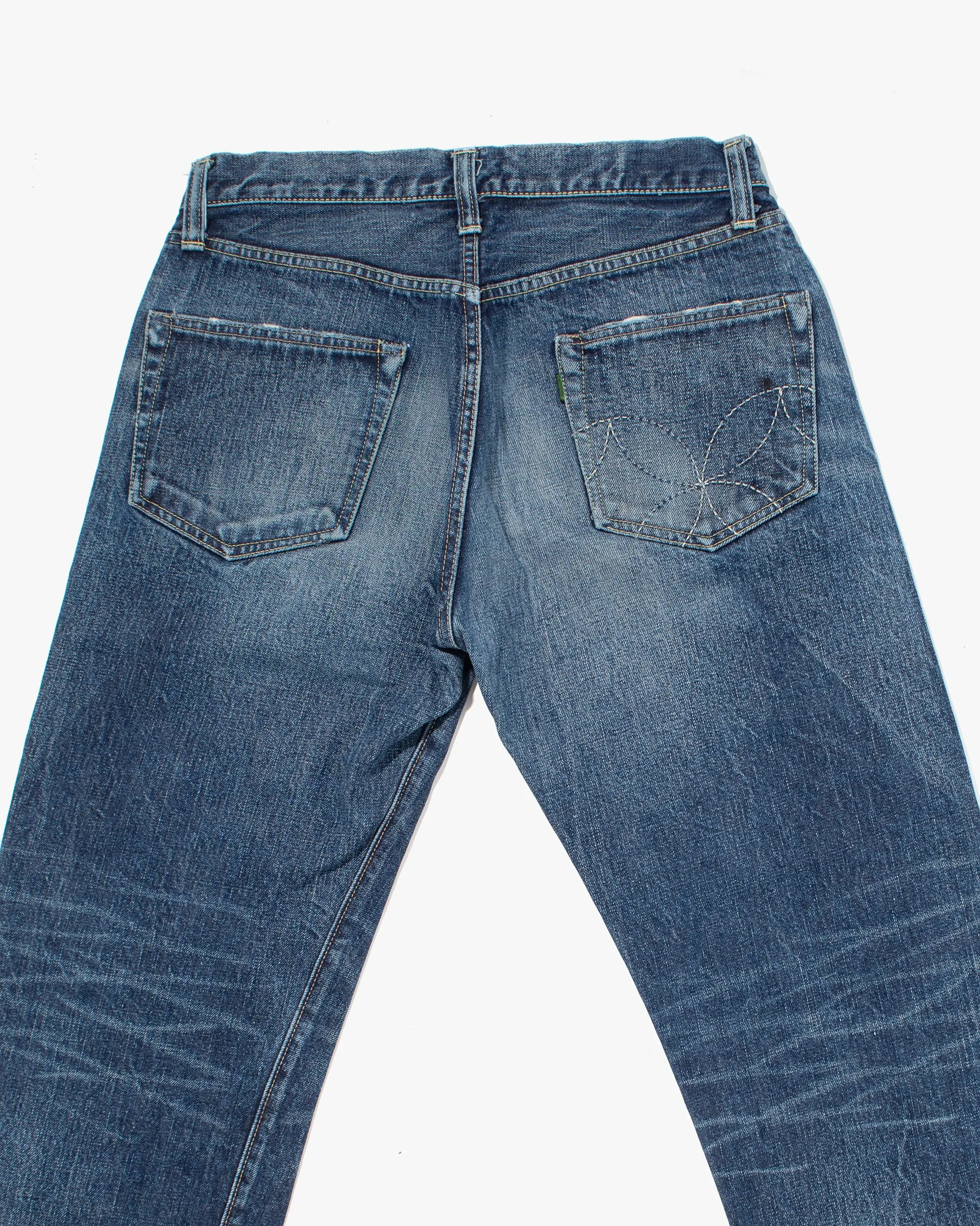 Japanese Repro Selvedge Denim Jeans, Sugar Cane & Co., Green Selvedge ID - 31" sold by Kiriko product image thumbnail 5