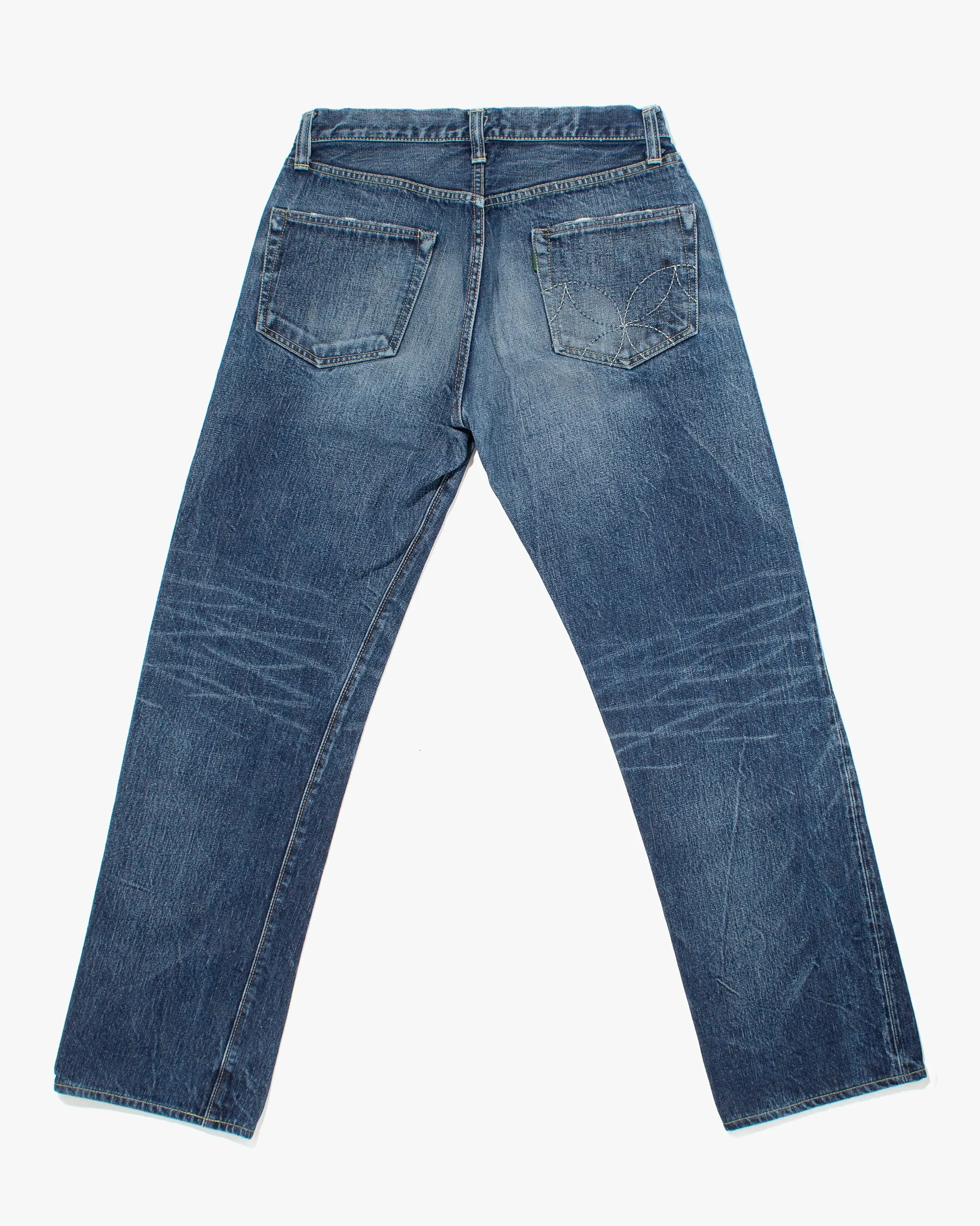 Japanese Repro Selvedge Denim Jeans, Sugar Cane & Co., Green Selvedge ID - 31" sold by Kiriko product image thumbnail 4