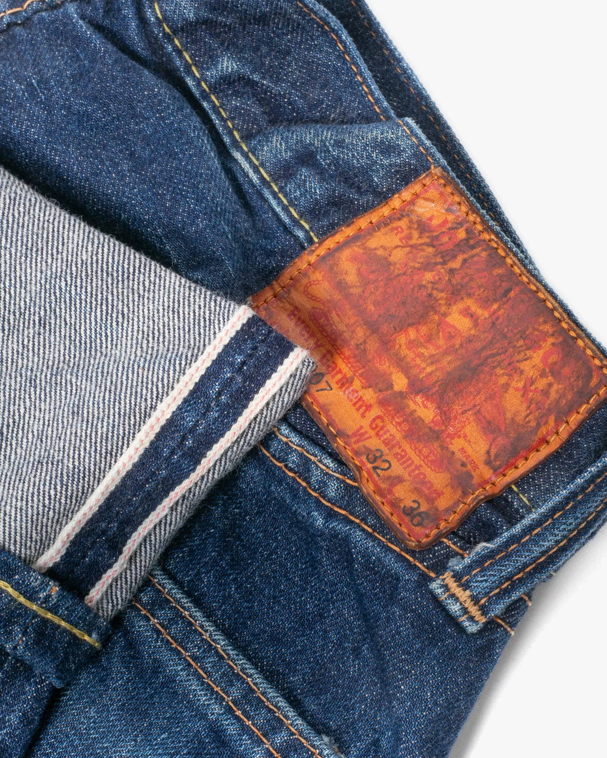 Japanese Repro Selvedge Denim Jeans, Joe McCoy & Co., Medium Wash - 31" sold by Kiriko product image thumbnail 2