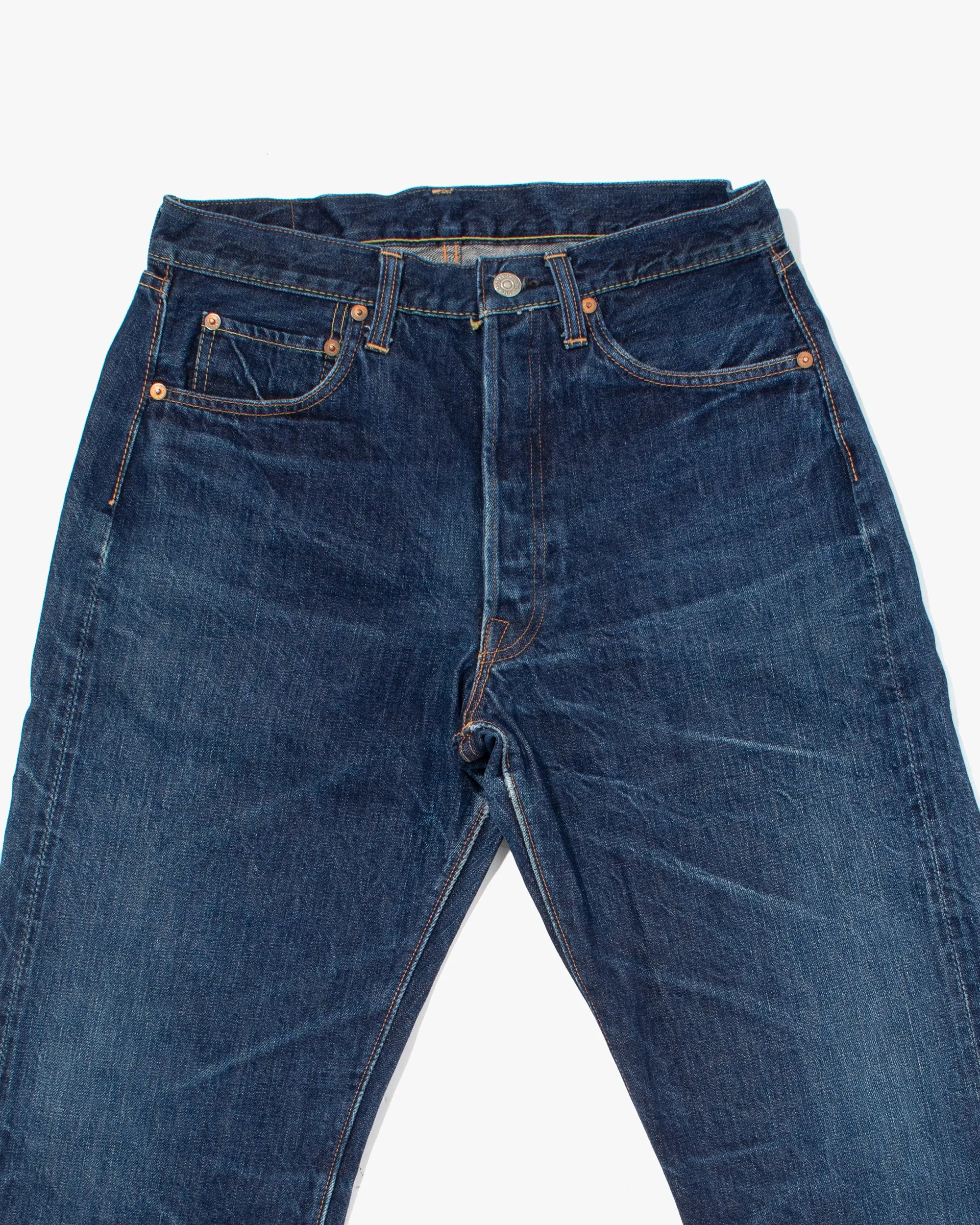 Japanese Repro Selvedge Denim Jeans, Joe McCoy & Co., Medium Wash - 31" sold by Kiriko product image thumbnail 3