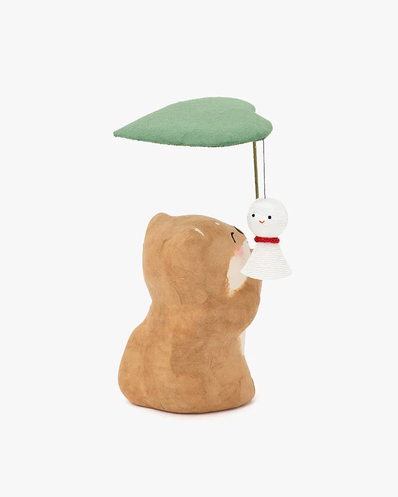 U Plus Inc, Ryukodo Ceramic Washi Shiba Dog Figurine sold by Kiriko product image thumbnail 3