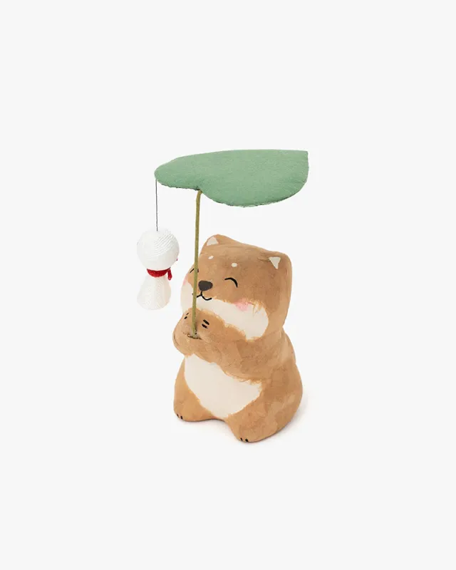 U Plus Inc, Ryukodo Ceramic Washi Shiba Dog Figurine sold by Kiriko
