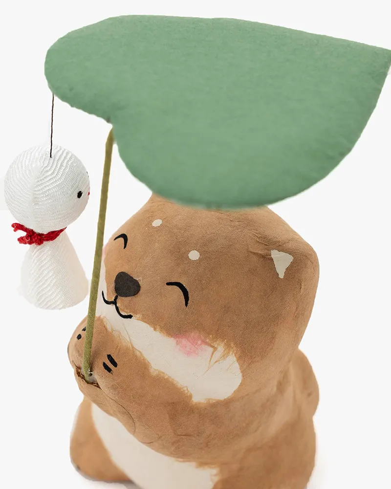 U Plus Inc, Ryukodo Ceramic Washi Shiba Dog Figurine sold by Kiriko product image thumbnail 5