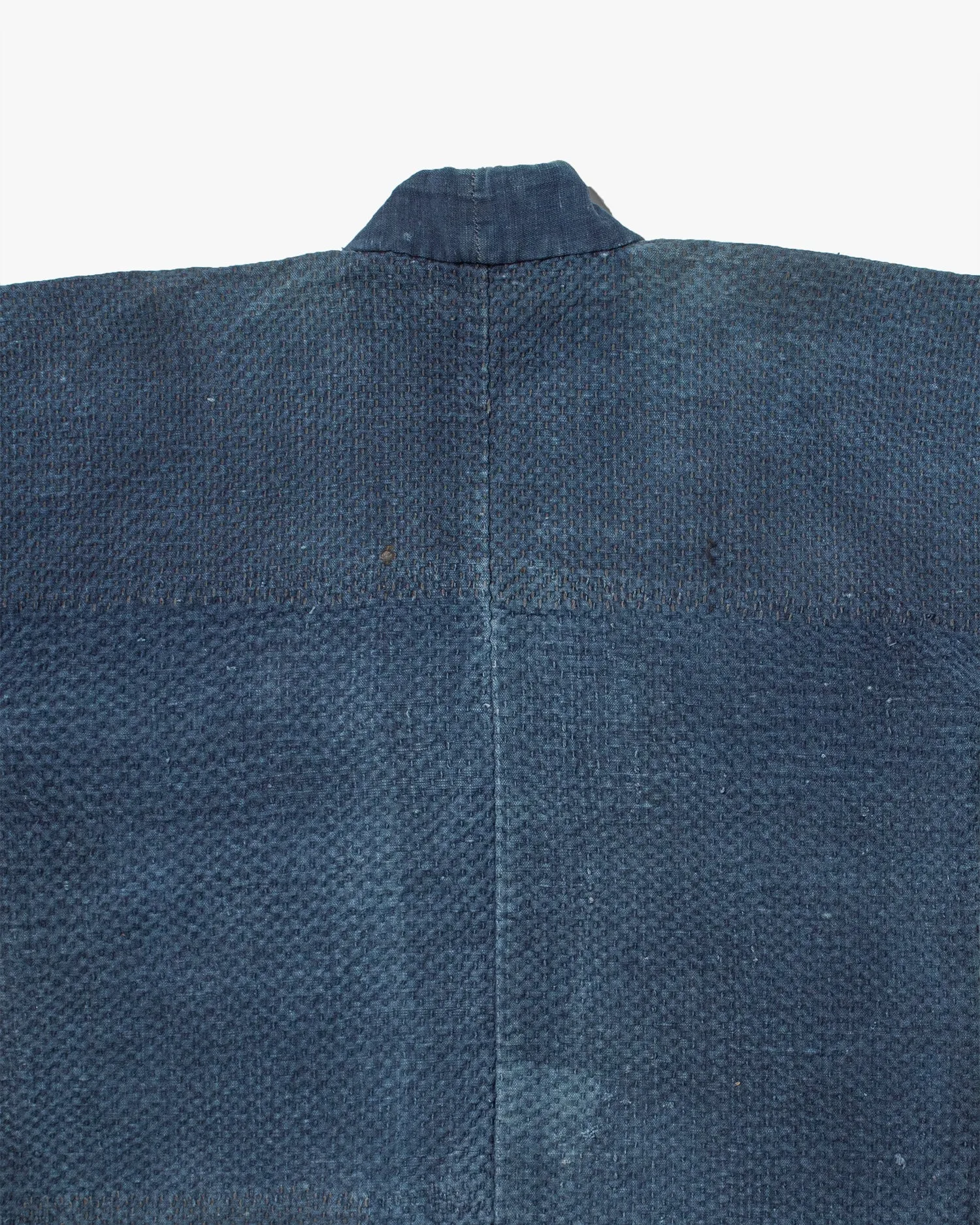 Vintage Noragi Jacket, Partially Sashiko Stitched Indigo sold by Kiriko product image thumbnail 4