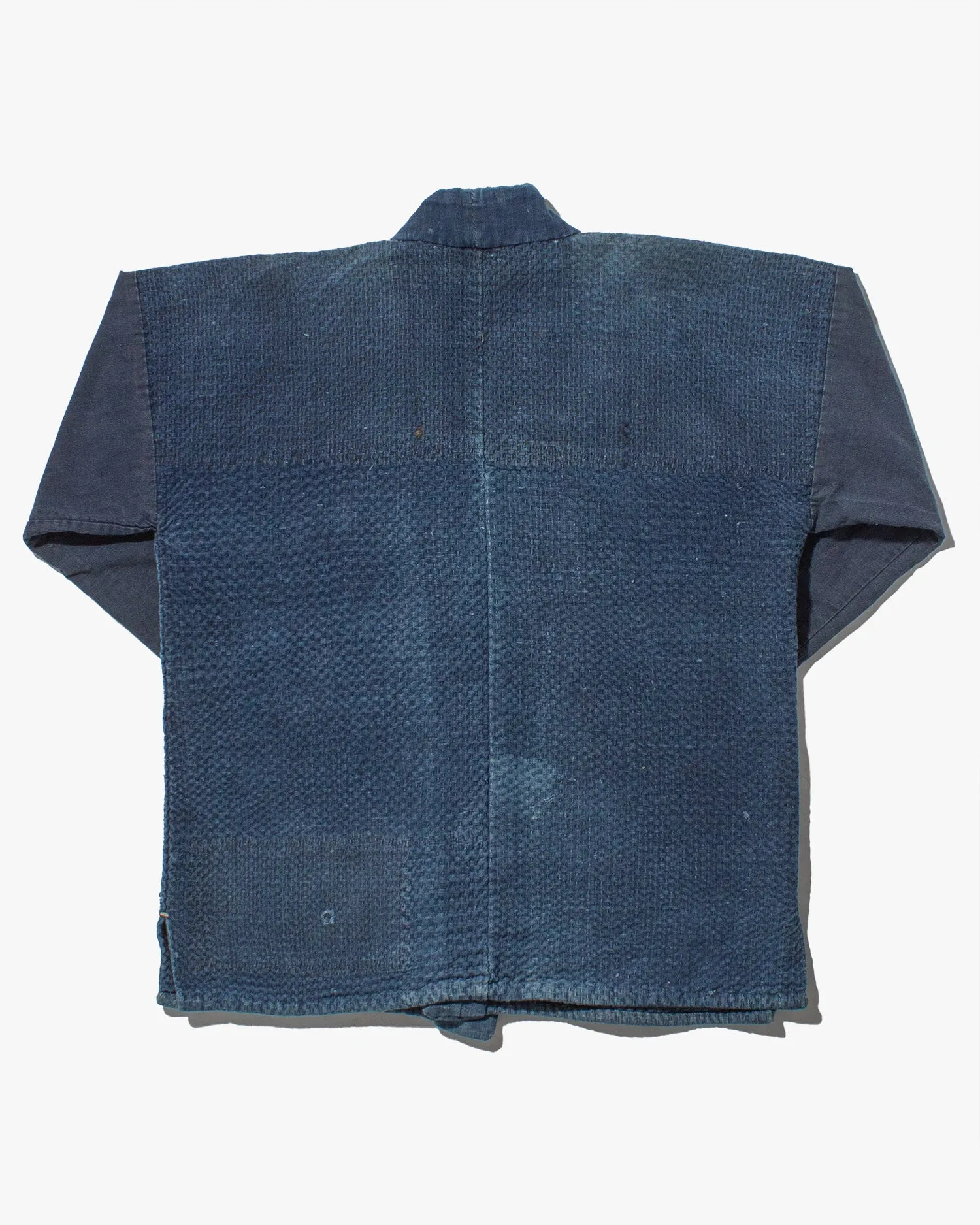 Vintage Noragi Jacket, Partially Sashiko Stitched Indigo sold by Kiriko product image thumbnail 3