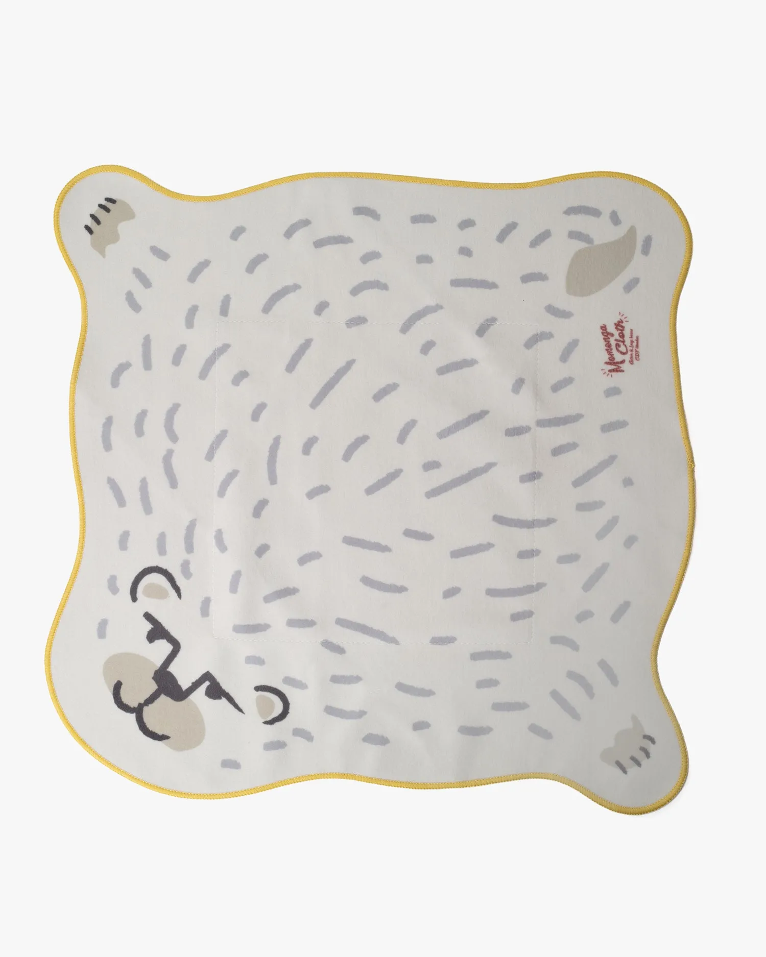 Lunch Bag/Velcro, Bisque, Momonga Series, Polar Bear sold by Kiriko