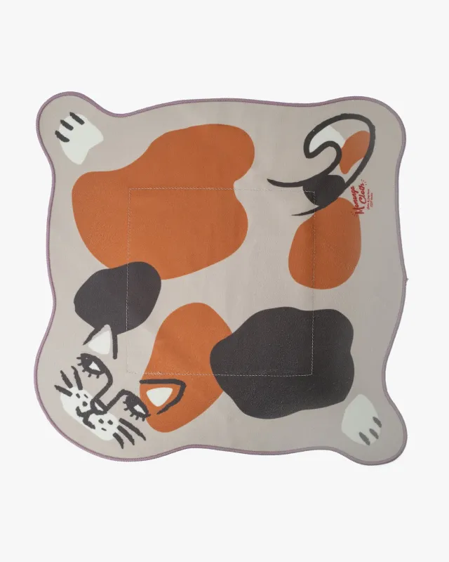 Lunch Bag/Velcro, Bisque, Momonga Series, Cat sold by Kiriko