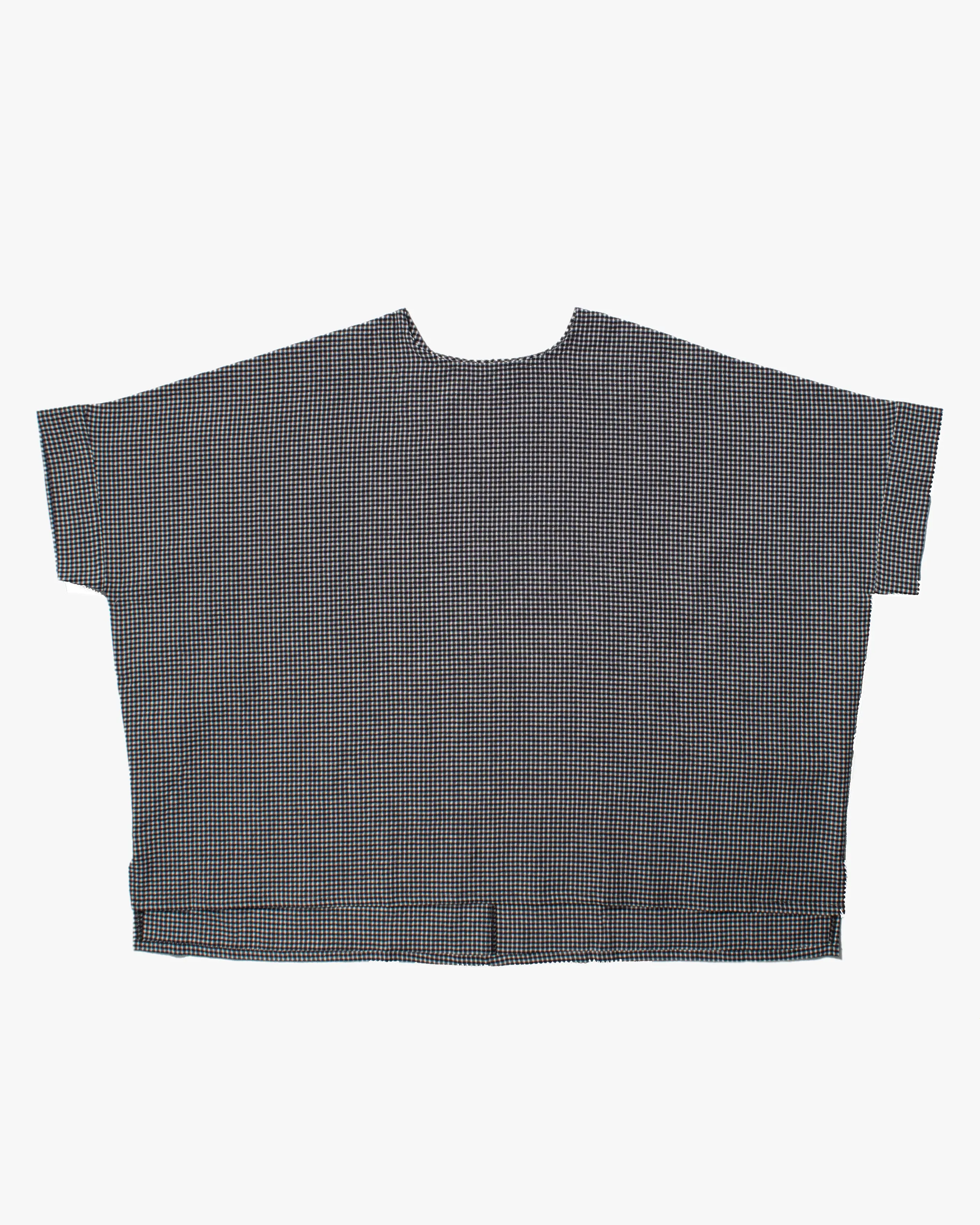 ToK Tunic, Oversized, Black Gingham sold by Kiriko product image thumbnail 2