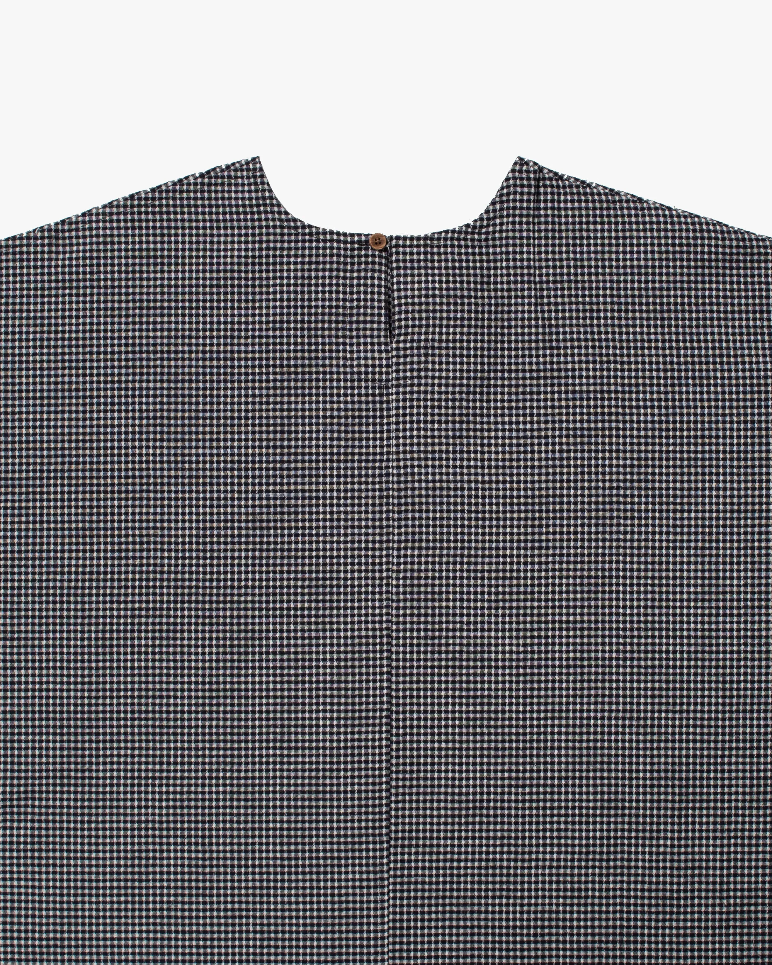 ToK Tunic, Oversized, Black Gingham sold by Kiriko product image thumbnail 3