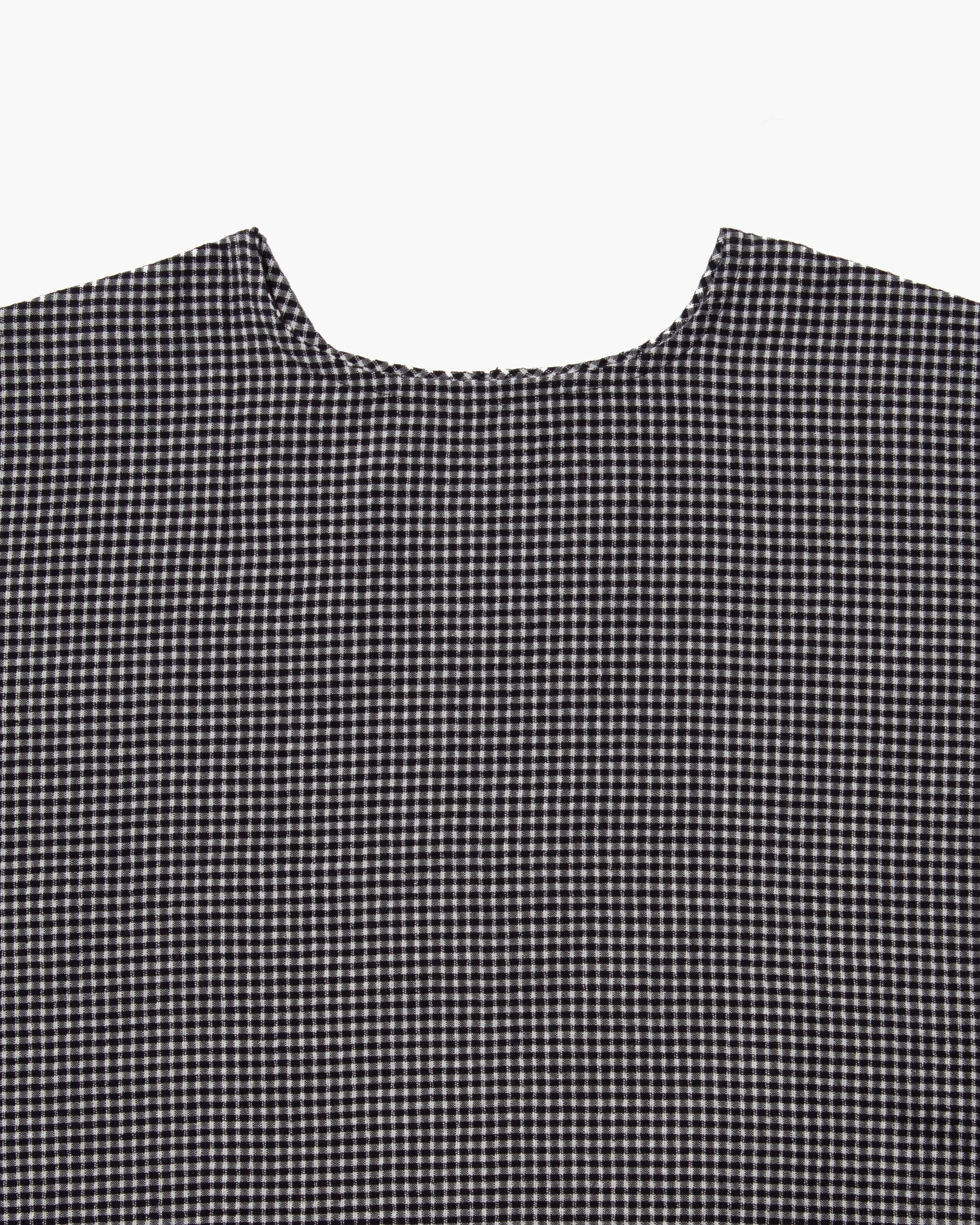 ToK Tunic, Oversized, Black Gingham sold by Kiriko