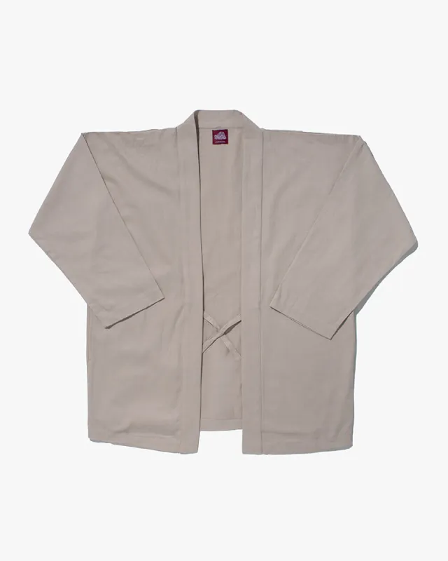 Wa-Modern, Herringbone Haori Jacket, Natural sold by Kiriko